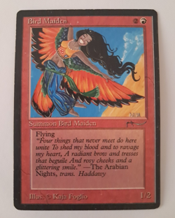 Bird Maiden MP Arabian Nights MTG Magic the Gathering - Image 1