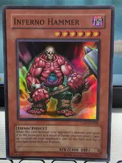 Yugioh Collector's Inferno Hammer - CMC-EN002 - Super Rare - Limited +BONUS - Image 1