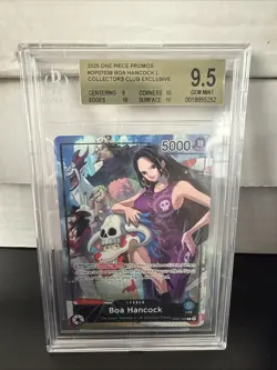 2025 One Piece Promo PSA Collectors Club Exclusive OP07-038 Boa Hancock BGS 9.5 - Image 1