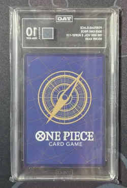 Portgas D Ace PRB-02 OP07-119 Secret Rare The Best Vol 2 One Piece TAG 10 - Image 2