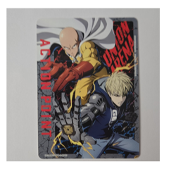 Union Arena One Punch Man Action Point Alternate Art Foil Jpn Saitama Genos - Image 1