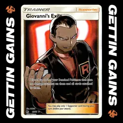 Giovanni's Exile - 67/68 - Ultra Rare - Hidden Fates - Pokemon Card - NM/M - Image 1