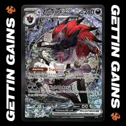 N's Zoroark ex - 286/217 - SIR - Ascended Heroes - Pokemon Card - NM/M - Image 1