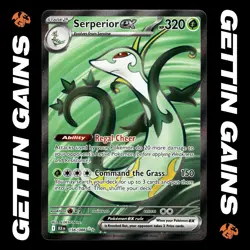 Serperior ex - 156/086 - Ultra Rare - Black Bolt - Pokemon Card - NM/M - Image 1
