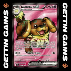 Dachsbun ex - 160/142 - Ultra Rare - Stellar Crown - Pokemon Card - NM/M - Image 1