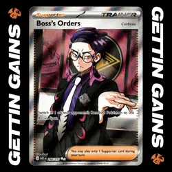 Boss's Orders - 256/217 - Ultra Rare - Ascended Heroes - Pokemon Card - NM/M - Image 1