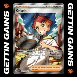 Crispin - 164/142 - Ultra Rare - Stellar Crown - Pokemon Card - LP - Image 1