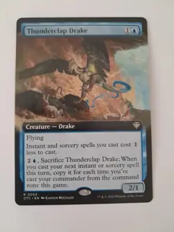 Thunderclap Drake NM/M Outlaws of Thunder Junction MTG Magic the Gathering - Image 1