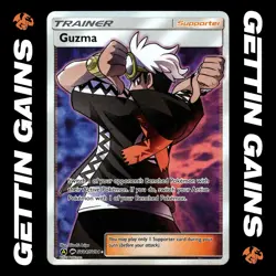 Guzma - SV84/SV94 - Ultra Rare - Hidden Fates - Pokemon Card - NM/M - Image 1