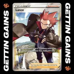 Lance - 192/195 - Ultra Rare - Silver Tempest - Pokemon Card - NM/M - Image 1