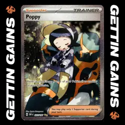Poppy - 227/197 - SIR - Obsidian Flames - Pokemon Card - LP - Image 1