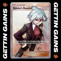 Steven's Resolve - 165/168 - Ultra Rare - Celestial Storm - Pokemon Card - NM/M - Image 1