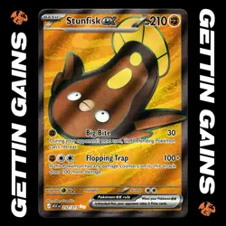 Stunfisk ex - 252/217 - Ultra Rare - Ascended Heroes - Pokemon Card - NM/M - Image 1
