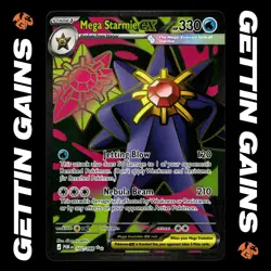 Mega Starmie ex - 102/088 - Ultra Rare - Perfect Order - Pokemon Card - NM/M - Image 1