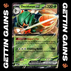 Decidueye ex - 012/088 - Double Rare - Perfect Order - Pokemon Card - NM/M - Image 1