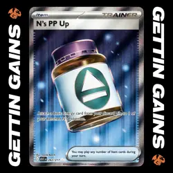 N's PP Up - 262/217 - Ultra Rare - Ascended Heroes - Pokemon Card - NM/M - Image 1