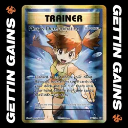 Misty's Determination - 108/108 - Secret Rare - Evolutions - Pokemon Card - HP - Image 1