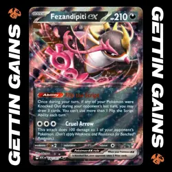 Fezandipiti ex - 142/217 - Double Rare - Ascended Heroes - Pokemon Card - NM/M - Image 1