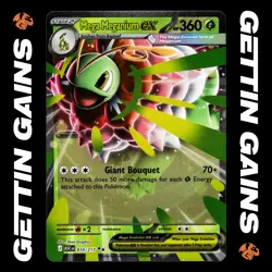 Mega Meganium ex - 010/217 - Double Rare - Ascended Heroes - Pokemon Card - NM/M - Image 1