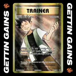 Brock's Grit - 107/108 - Secret Rare - Evolutions - Pokemon Card - HP - Image 1
