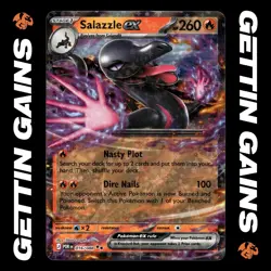 Salazzle ex - 016/088 - Double Rare - Perfect Order - Pokemon Card - NM/M - Image 1