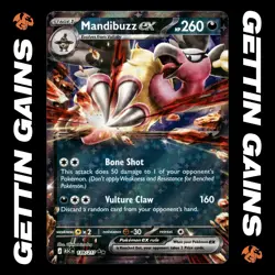 Mandibuzz ex - 139/217 - Double Rare - Ascended Heroes - Pokemon Card - NM/M - Image 1
