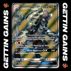 Kommo-o GX - 141/145 - Ultra Rare - Guardians Rising - Pokemon Card - NM/M - Image 1