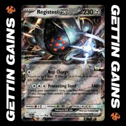 Registeel ex - 145/217 - Double Rare - Ascended Heroes - Pokemon Card - NM/M - Image 1