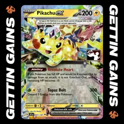 Pikachu ex - 057/191 - Prize Pack Stamp - Pokemon Card - NM/M - Image 1