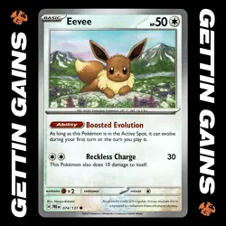Eevee - 074/131 - Pokeball Holo - Prismatic Evolutions - Pokemon Card - NM/M - Image 1