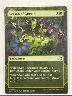 Season Of Growth NM/M* ENCHANTING TALES Wilds Of Eldraine 0061 mtg -UnltdCards - Image 1