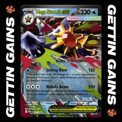 Mega Starmie ex - 021/088 - Double Rare - Perfect Order - Pokemon Card - NM/M - Image 1