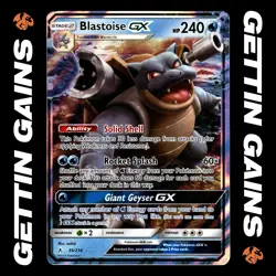 Blastoise GX - 35/214 - Ultra Rare - Unbroken Bonds - Pokemon Card - LP - Image 1