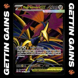 Mega Skarmory ex - 106/088 - Ultra Rare - Perfect Order - Pokemon Card - NM/M - Image 1
