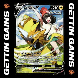 Zeraora V - TG16/TG30 - Ultra Rare - Silver Tempest - Pokemon Card - NM/M - Image 1