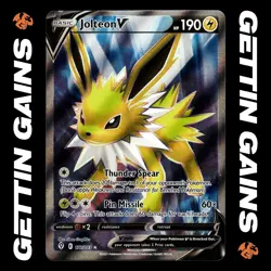 Jolteon V - 177/203 - Ultra Rare - Evolving Skies - Pokemon Card - NM/M - Image 1