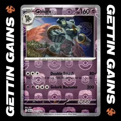 Golurk - 043/086 - MasterBall Holo - Black Bolt - Pokemon Card - NM/M - Image 1
