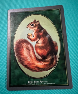 Squirrel Token - Unglued - MTG - Magic the Gathering - Image 1