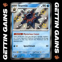 Starmie - 119/091 - Baby Shiny - Paldean Fates - Pokemon Card - NM/M - Image 1
