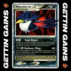 Honchkrow LV.X - 132/132 - Holo Rare - Secret Wonders - Pokemon Card - LP - Image 1