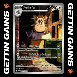 Raticate - 099/088 - Illustration Rare - Perfect Order - Pokemon Card - NM/M - Image 1