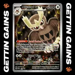 Noctowl - SVP 141 - Black Star Promo - Pokemon Card - LP - Image 1