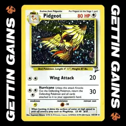 Pidgeot - 14/130 - Holo Rare - Base Set 2 - Pokemon Card - MP - Image 1