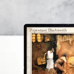 MTG Repentant Blacksmith Arabian Nights 1993 Drew Tucker Old School Vintage - Image 2