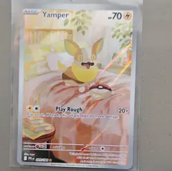 Pokemon Yamper Holo Rare Card 099/094 PFL EN Lightning HP 70 Nintendo 2025 - Image 1