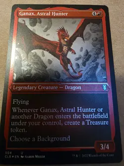 Ganax, Astral Hunter - (Foil Etched) Battle for Baldur's Gate - Mtg - Image 1