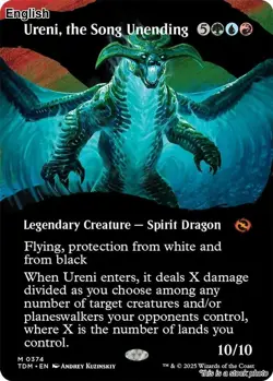 Ureni, the Song Unending (Borderless) EN [TDM - 374] - NM TCG MTG - Image 1