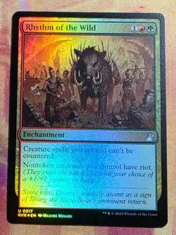 Rhythm of the Wild (Foil) MTG Ravnica Remastered (RVR) NM - Image 1