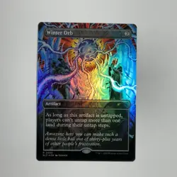 MTG Winter Orb (2400) *Foil Borderless* Secret Lair: So Salty NM - Image 1