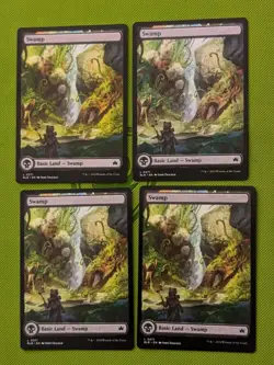 MTG 4 x * FULL ART* Bloomburrow SWAMP #271 NM - Image 1
